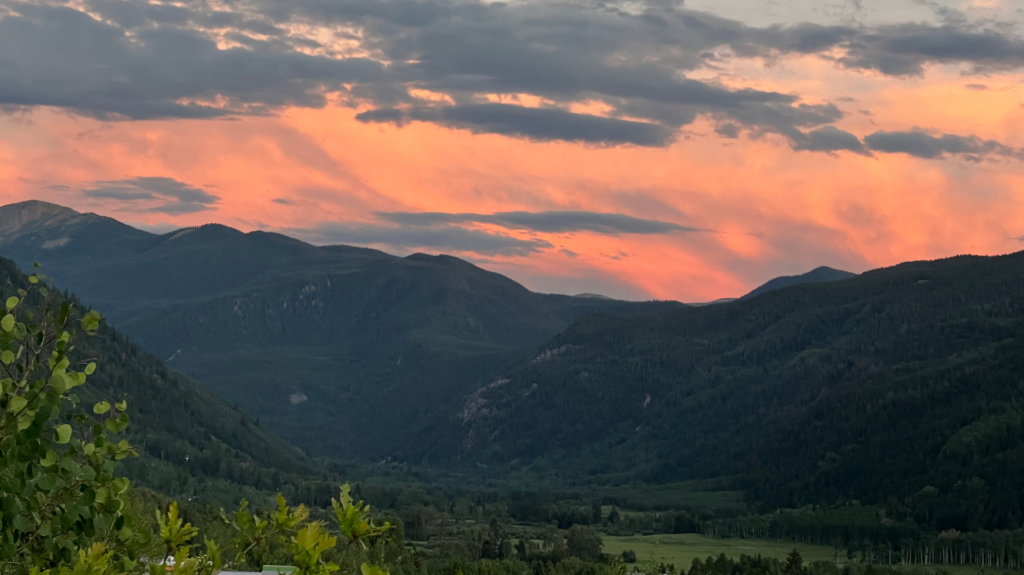 The beautiful views of East Aspen Colorado