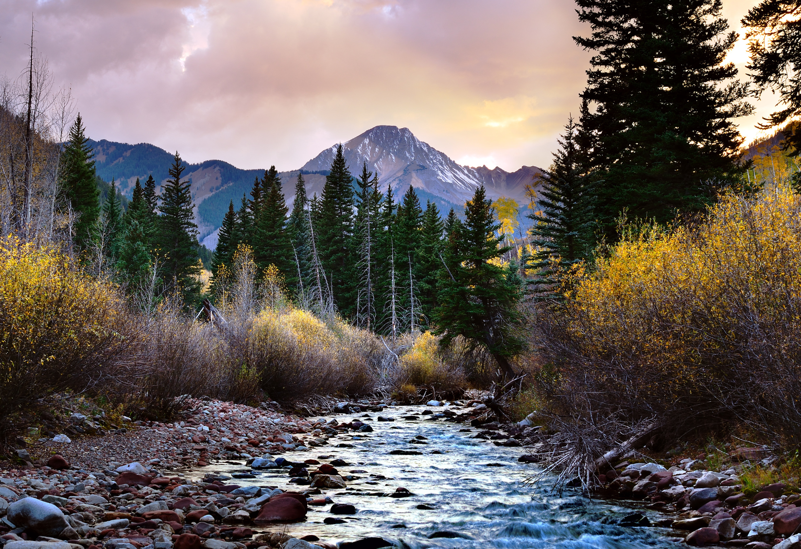 View from Snowmass Village of the Mountains